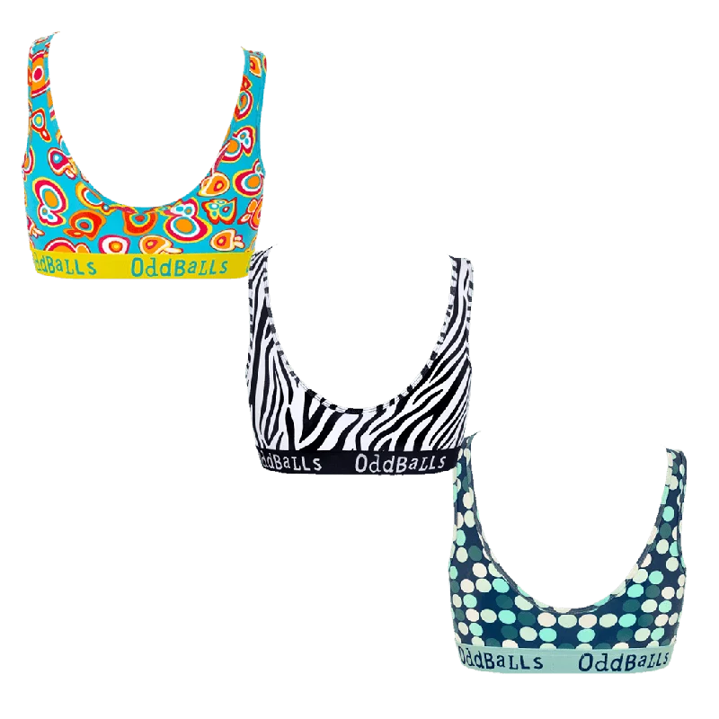 Sunny Styles Bundle - Ladies Bralette 3 Pack Bundle