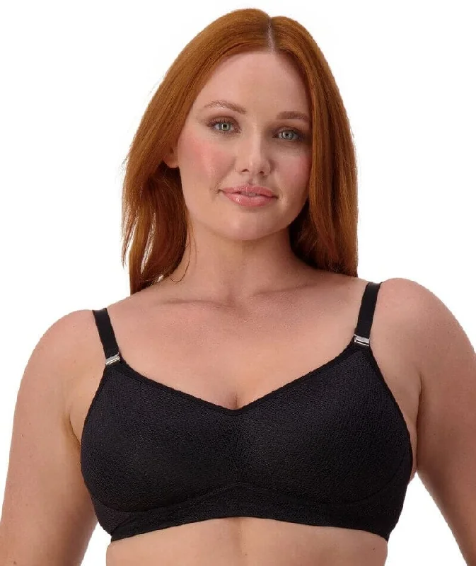 Triumph Amour Maternity Lace Padded Wire-free Bra  - Black