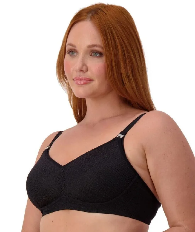 Triumph Amour Maternity Lace Padded Wire-free Bra  - Black