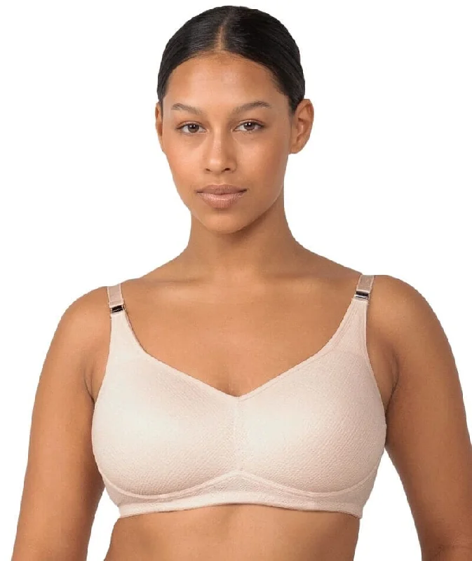 Triumph Amour Maternity Lace Padded Wire-free Bra - Nude Pink