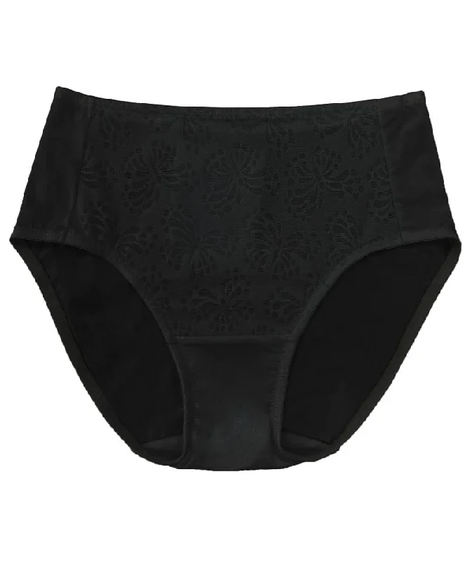 Triumph Lacy Minimiser Maxi Brief - Black