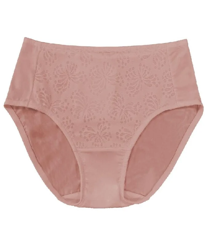 Triumph Lacy Minimiser Maxi Brief - Chocolate Mousse