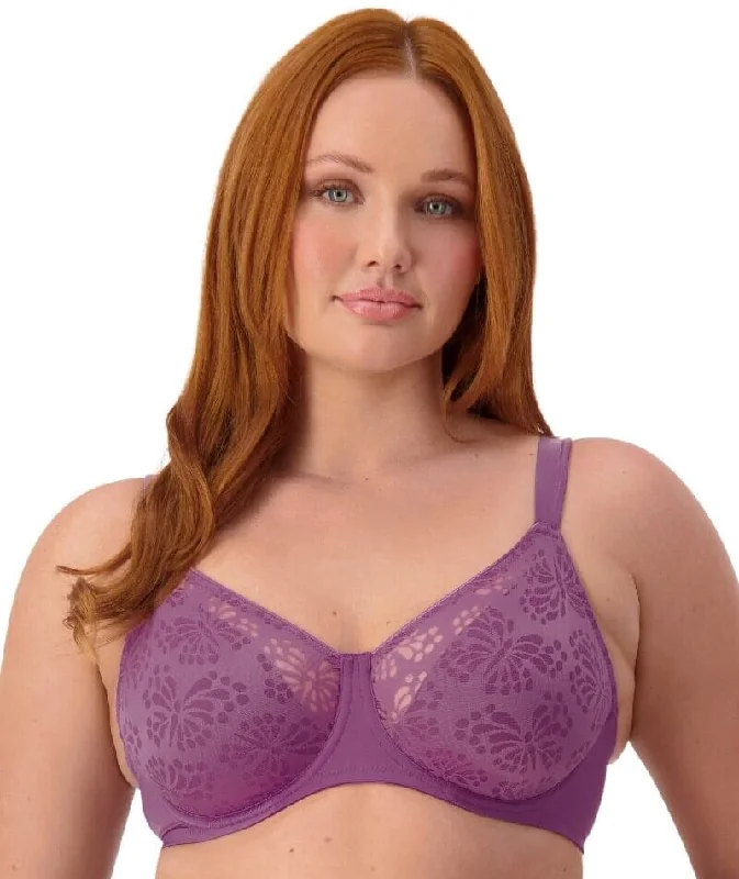 Triumph Lacy Minimizer 2 Pack Bra - Nuit/Amethyst