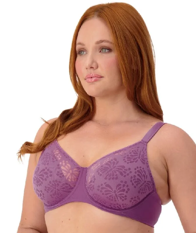 Triumph Lacy Minimizer 2 Pack Bra - Nuit/Amethyst