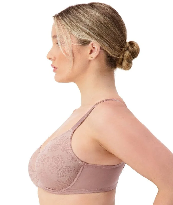 Triumph Lacy Minimizer Bra - Chocolate Mousse