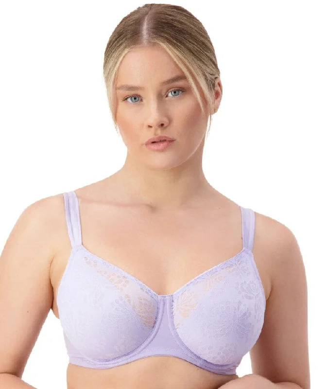 Triumph Lacy Minimizer Bra - Sweet Lavender