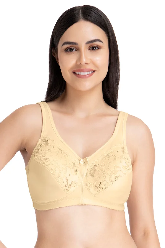 Ultra Support Non-padded Non-wired Bra - Winter Wheat