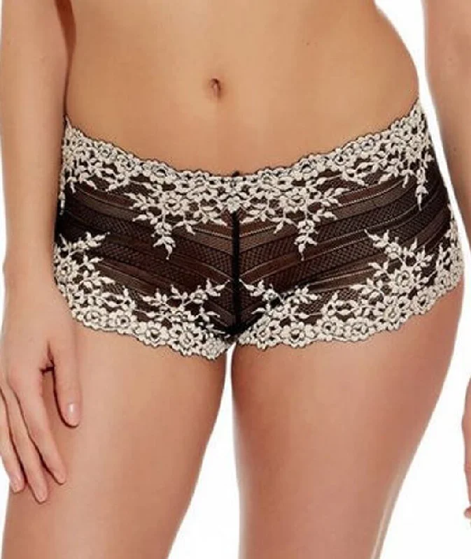 Wacoal Embrace Lace Boy Short - Black