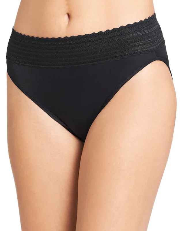 Warner's No Pinching No Problems Lace Trim Hi Cut Briefs 5109J