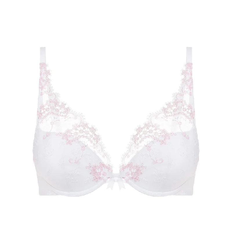 Wish Cristal White Triangle Push-Up Bra