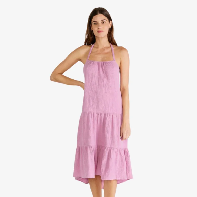 Mallorca Halter Dress (Orchid)