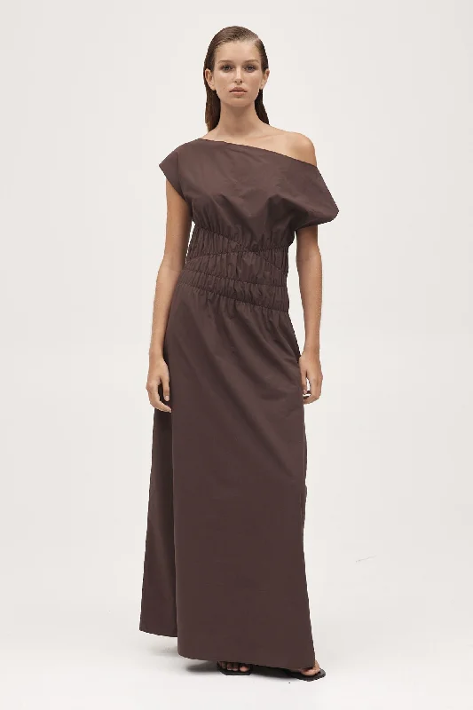 Marle Costa Dress - Chocolate