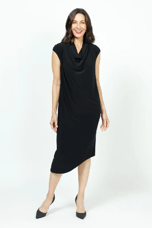 Sympli Draped Cowl Dress