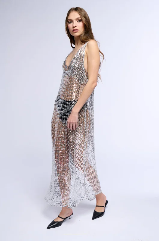 LIGHTS CAMERA ACTION MAXI DRESS