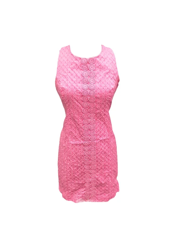 Pink Dress Casual Midi Crown And Ivy, Size 4