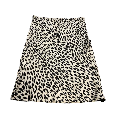 Animal Print Skirt Midi Bebe, Size S