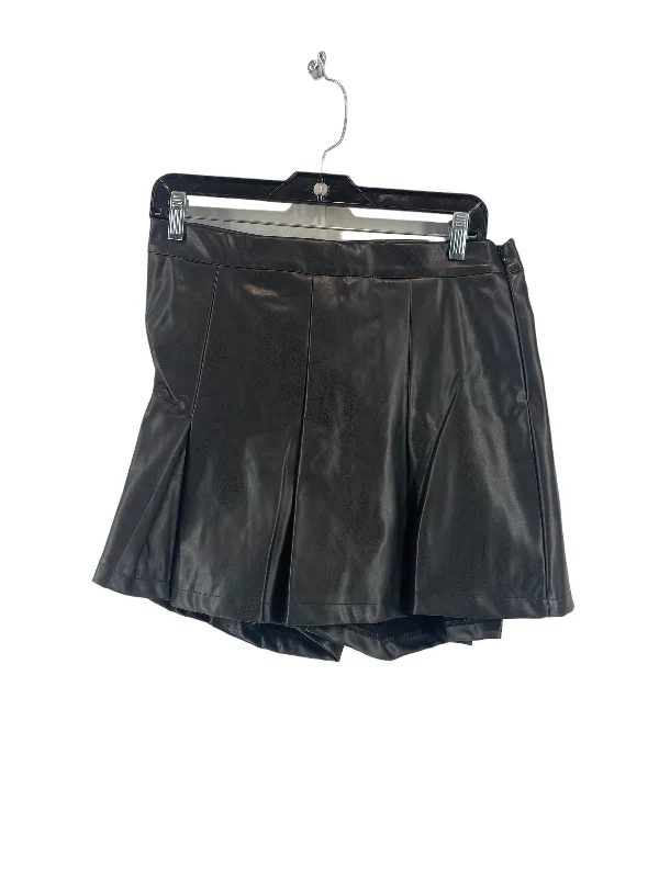 Black Skirt Mini & Short Clothes Mentor, Size L