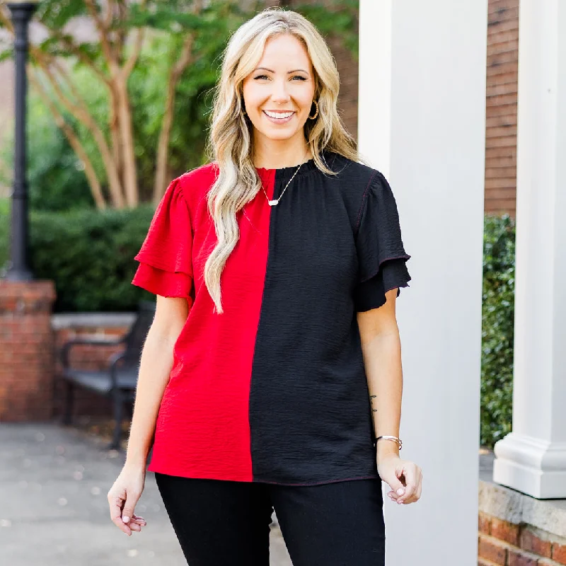 Rivalry Top, Red-Black