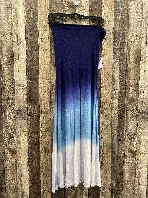 Tie Dye Print Skirt Maxi Cme, Size M