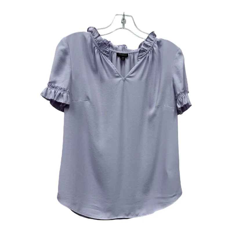 Top Short Sleeve By Talbots In Purple, Size: Xs