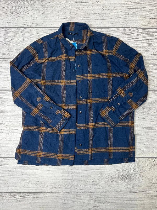 Blue Blouse Long Sleeve Madewell, Size M