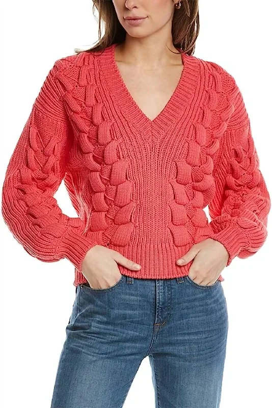 Arwy Sweater In Pink