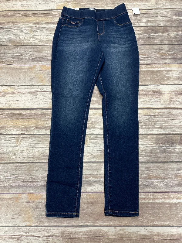 Jeans Skinny By Nine West In Blue Denim, Size: 4