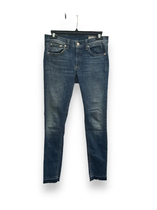 Jeans Skinny By Rag & Bones Jeans In Blue Denim, Size: 6