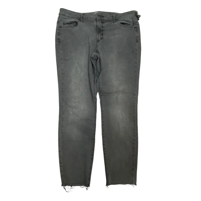 Jeans Skinny By Sonoma In Grey Denim, Size: 16