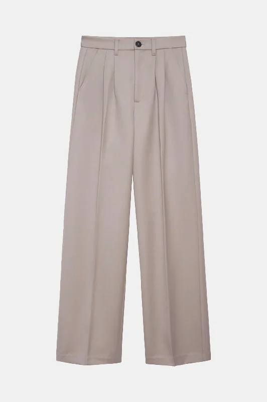 Carrie Pant in Taupe