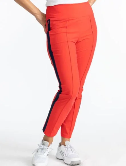 Tailored Track Golf Pants - Tomato Red - FINAL SALE